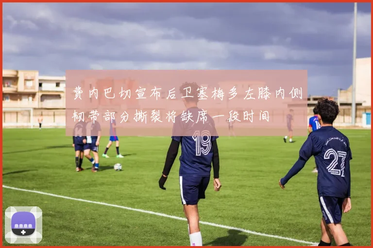 费内巴切宣布后卫塞梅多左膝内侧韧带部分撕裂将缺席一段时间